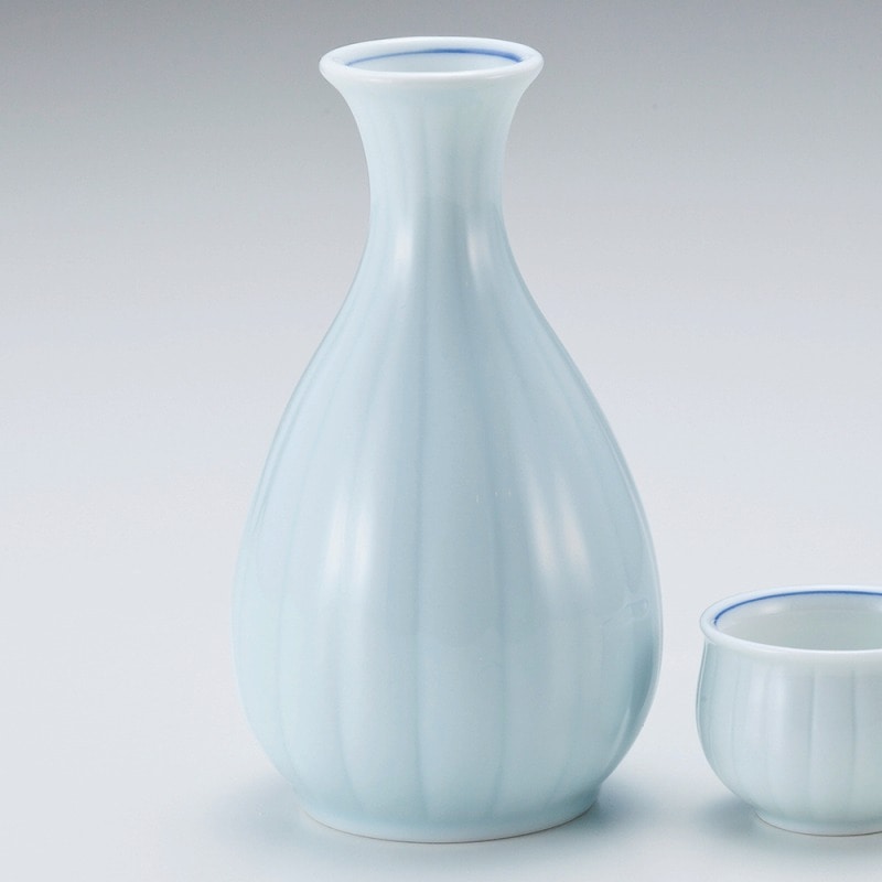 金正陶器 青白菊割徳利(小) 1個(ご注文単位1個)【直送品】