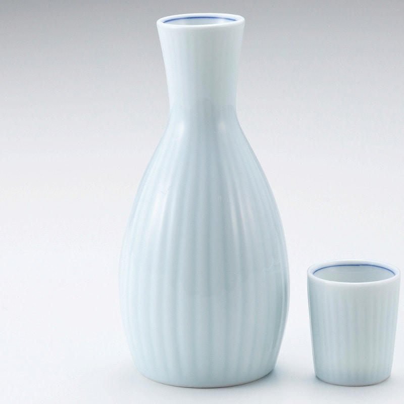 金正陶器 青白磁8勺徳利 1個(ご注文単位1個)【直送品】