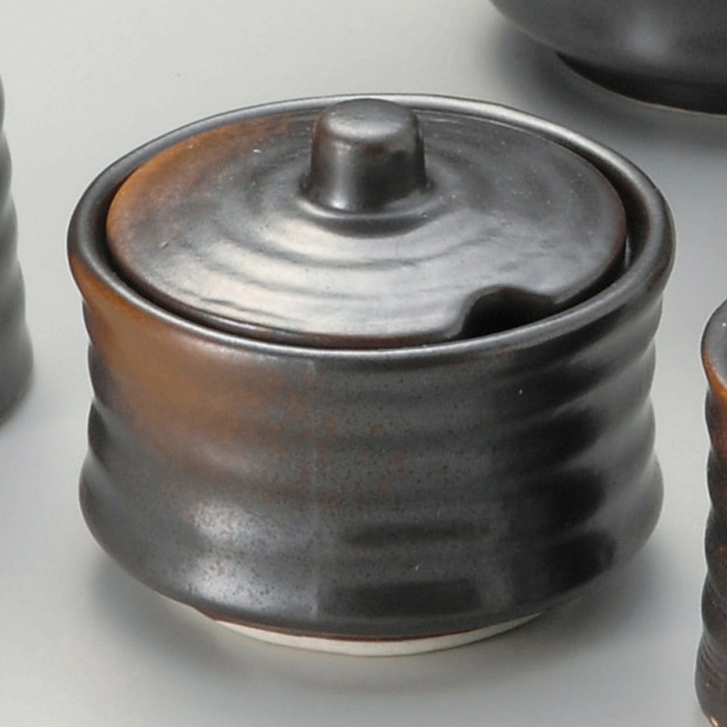 金正陶器 焼締辛子入 1個（ご注文単位1個）【直送品】