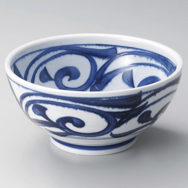 金正陶器 藍草紋さぬき丼 1個(ご注文単位1個)【直送品】