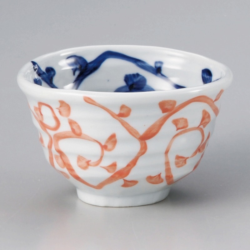 金正陶器 二色タコ唐草4.5丼 1個（ご注文単位1個）【直送品】