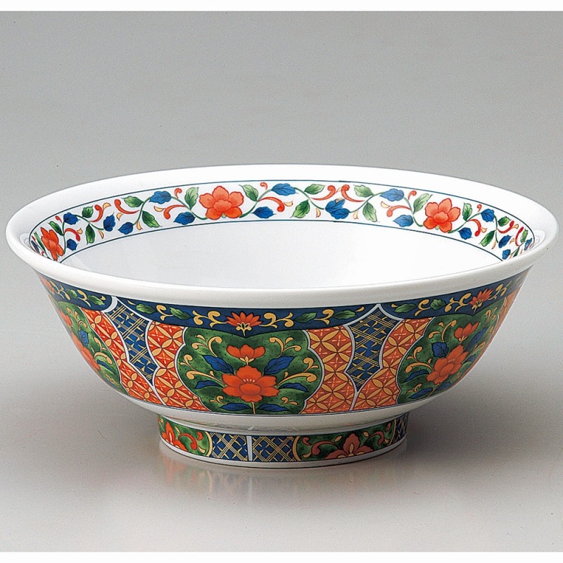 金正陶器 四川牡丹高台6.8丼 1個(ご注文単位1個)【直送品】