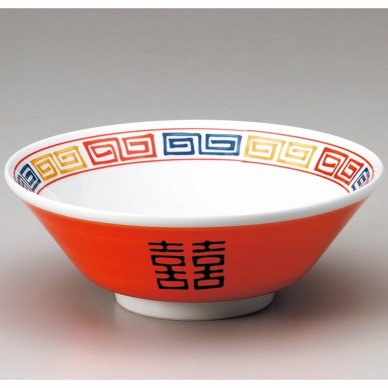 金正陶器 超赤巻き6.5切立丼(イングレーズ) 1個(ご注文単位1個)【直送品】