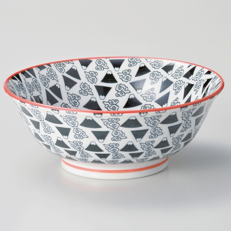 金正陶器 富士山丸型 ラーメン丼 1個(ご注文単位1個)【直送品】