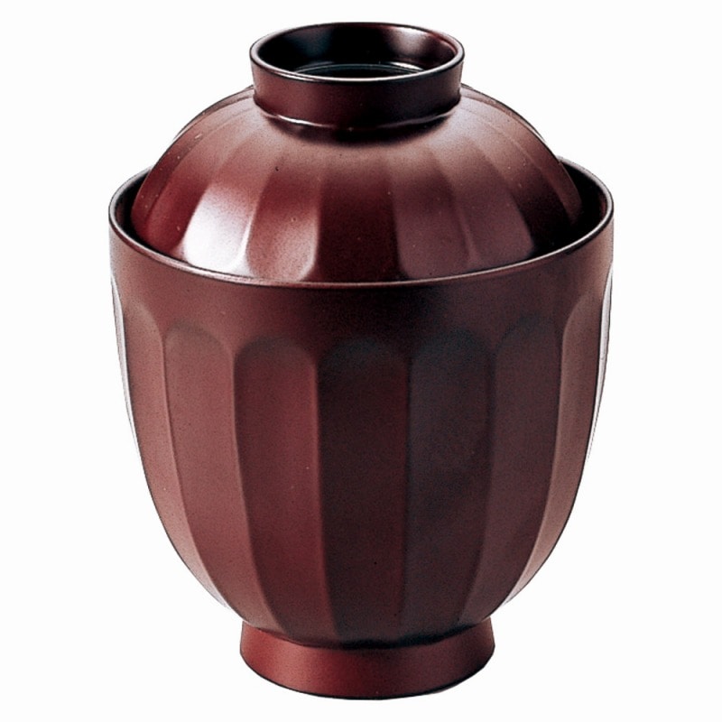 金正陶器 ［木質］菊型小吸椀 チーク 1個（ご注文単位1個）【直送品】