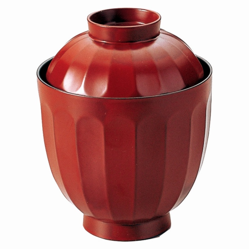 金正陶器 ［木質］菊型小吸椀 吟朱 1個（ご注文単位1個）【直送品】