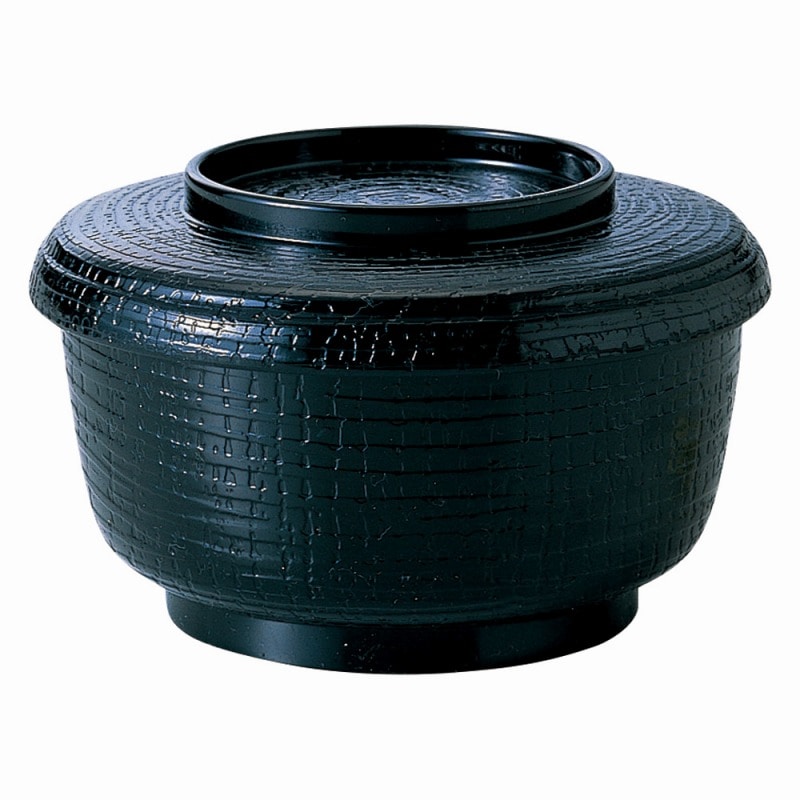 金正陶器 ［TA］耐熱ケヤキ割子（小） 黒塗（内黒） 1個（ご注文単位1個）【直送品】