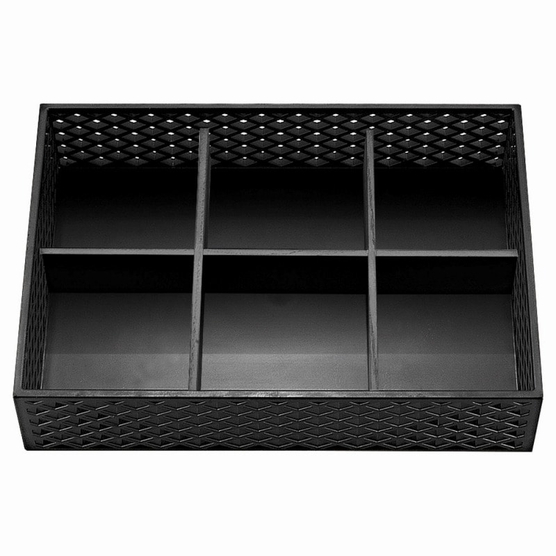 金正陶器 ［A］8寸長角京格子松花堂用六ツ仕切 1個（ご注文単位1個）【直送品】