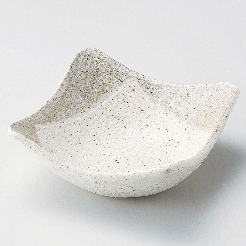 金正陶器 白唐津4.8角鉢 1個(ご注文単位1個)【直送品】