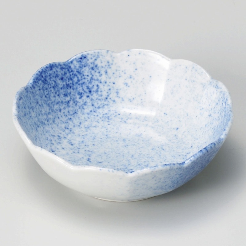 金正陶器 吹墨十二角菊型皿 1個(ご注文単位1個)【直送品】