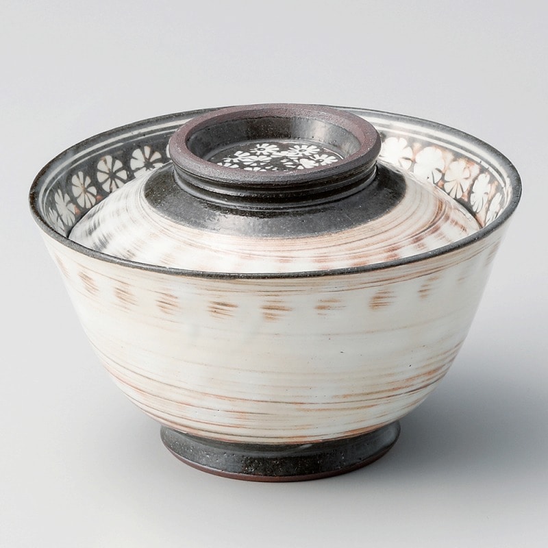 金正陶器 三島手蓋物 1個（ご注文単位1個）【直送品】