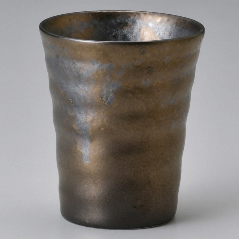金正陶器 窯変メタリックカップ 1個(ご注文単位1個)【直送品】