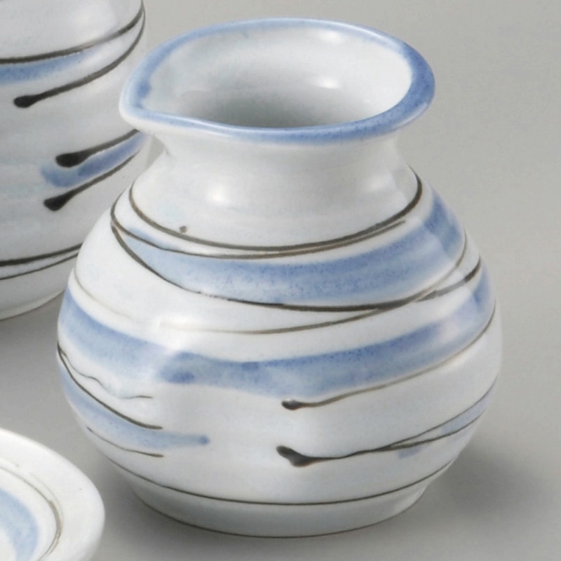 金正陶器 流水1合徳利 1個（ご注文単位1個）【直送品】