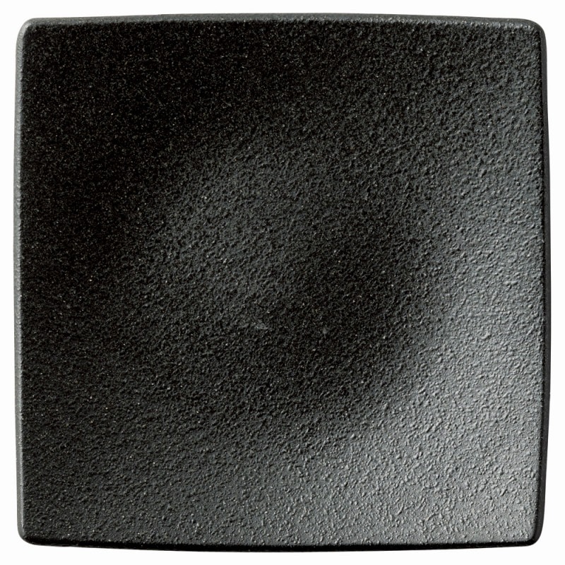 金正陶器 エボニー25㎝スクエアープレート 1個(ご注文単位1個)【直送品】