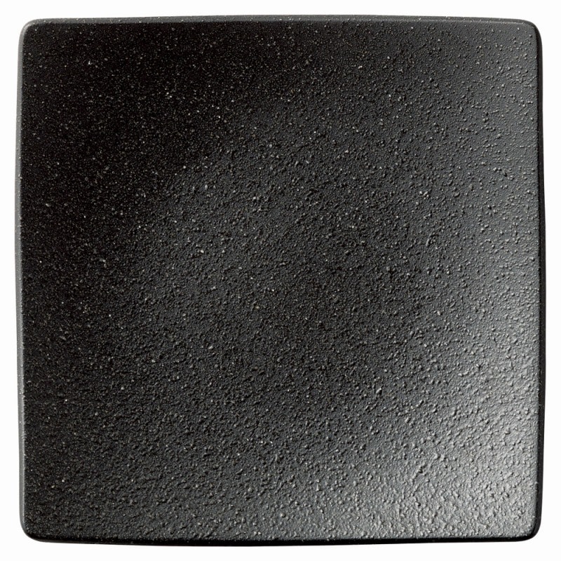 金正陶器 エボニー22㎝スクエアープレート 1個(ご注文単位1個)【直送品】