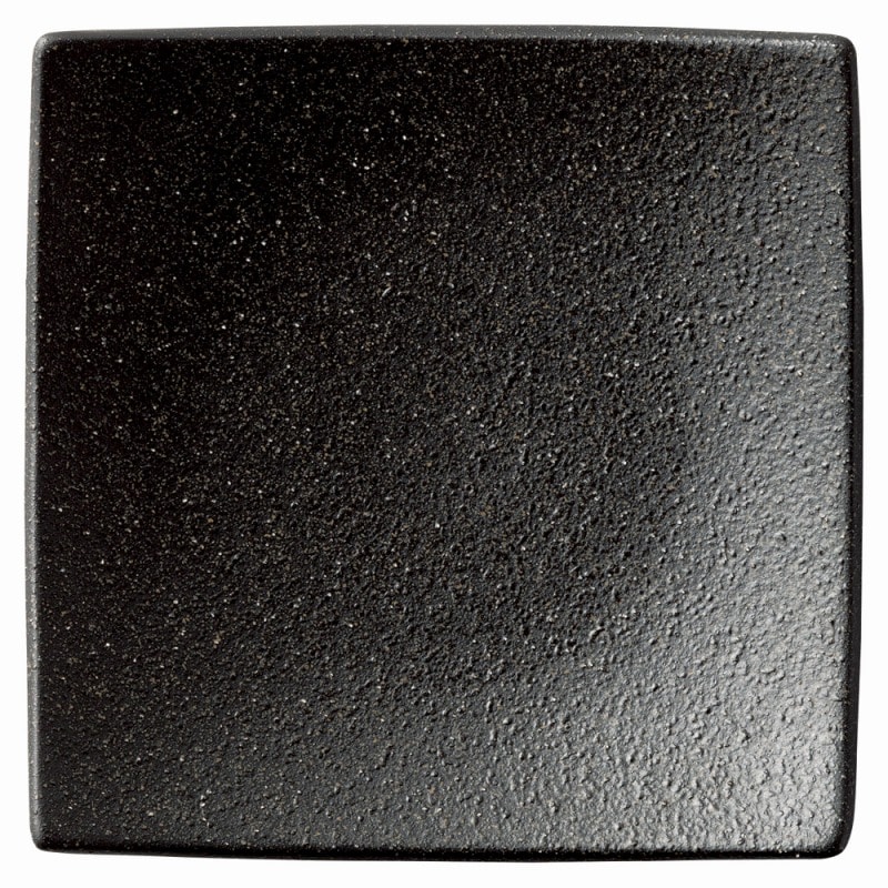 金正陶器 エボニー19.5㎝スクエアープレート 1個(ご注文単位1個)【直送品】