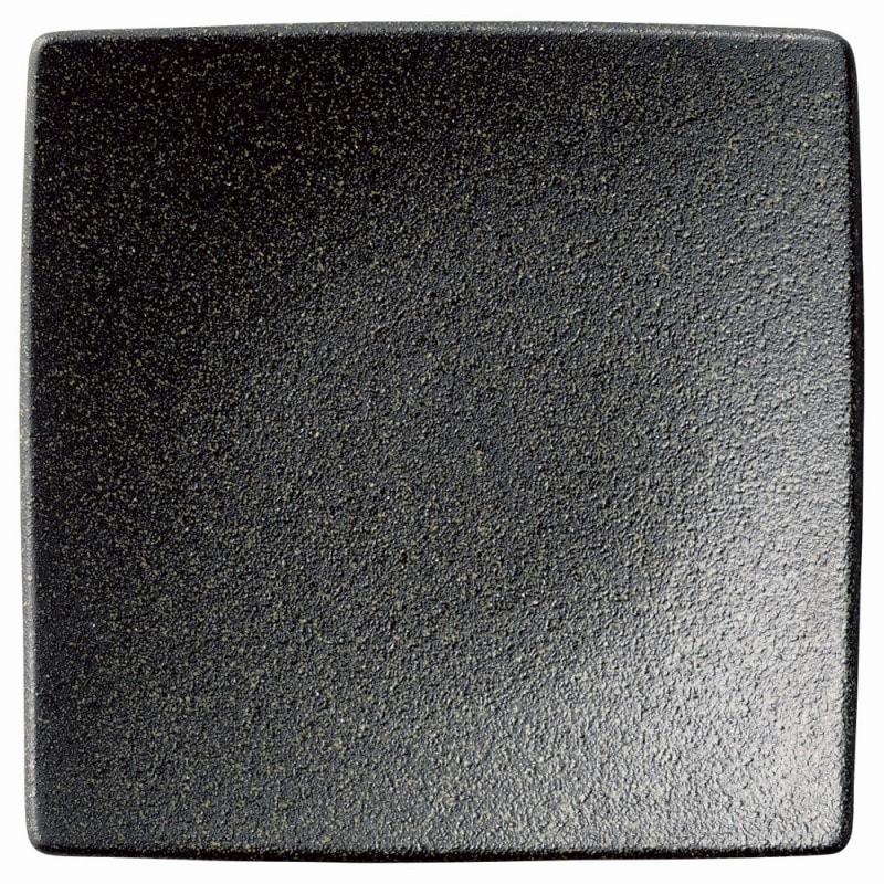 金正陶器 エボニー17.5㎝スクエアープレート 1個(ご注文単位1個)【直送品】