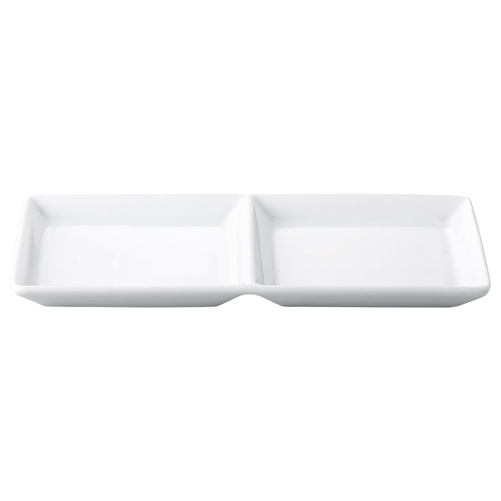 金正陶器 白磁2P皿 1個(ご注文単位1個)【直送品】