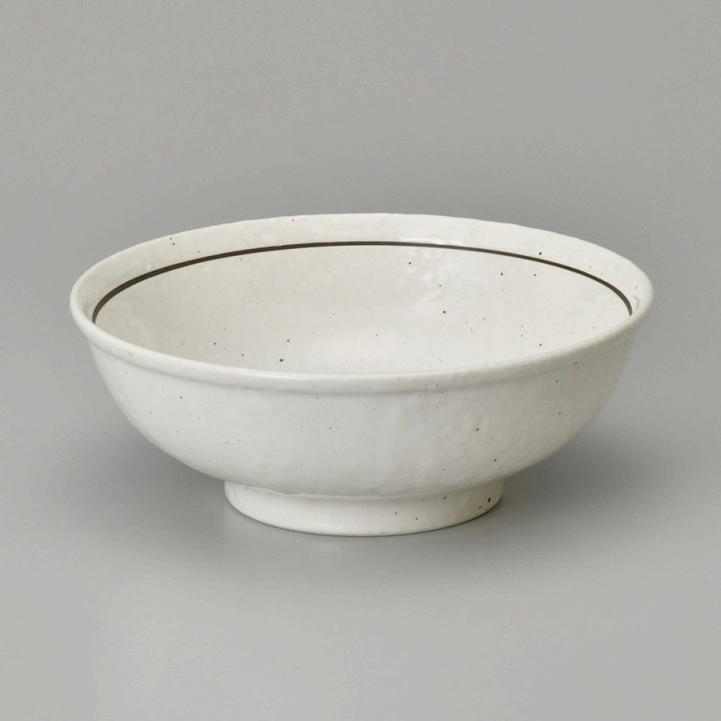 金正陶器 粉引ライン7.0玉丼 1個（ご注文単位1個）【直送品】