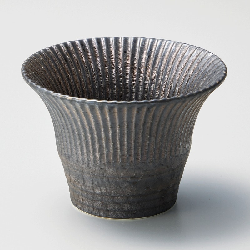 金正陶器 金結晶菊型小鉢 1個(ご注文単位1個)【直送品】