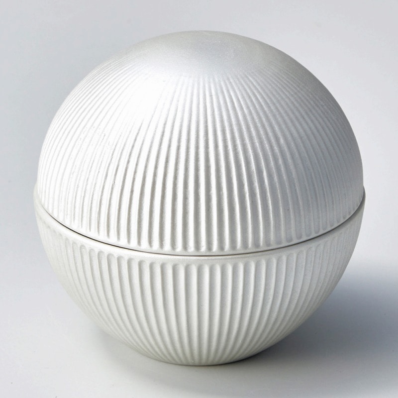 金正陶器 シルバーしのぎ蓋物 1個(ご注文単位1個)【直送品】