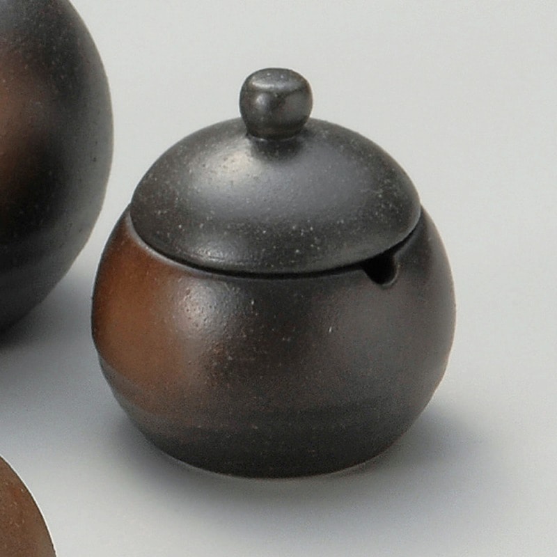 金正陶器 備前薬味入 1個(ご注文単位1個)【直送品】