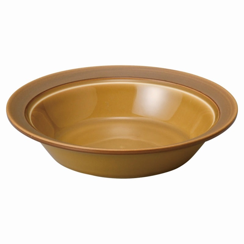 金正陶器 イエローサイド19㎝ボウル 1個(ご注文単位1個)【直送品】