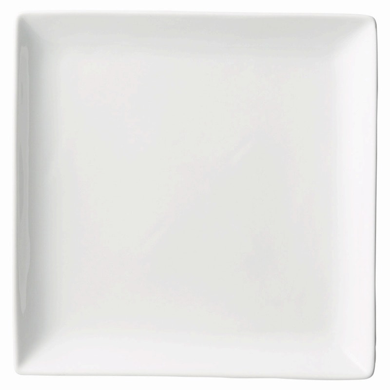 金正陶器 ルナホワイト23.5㎝正角皿 1個(ご注文単位1個)【直送品】