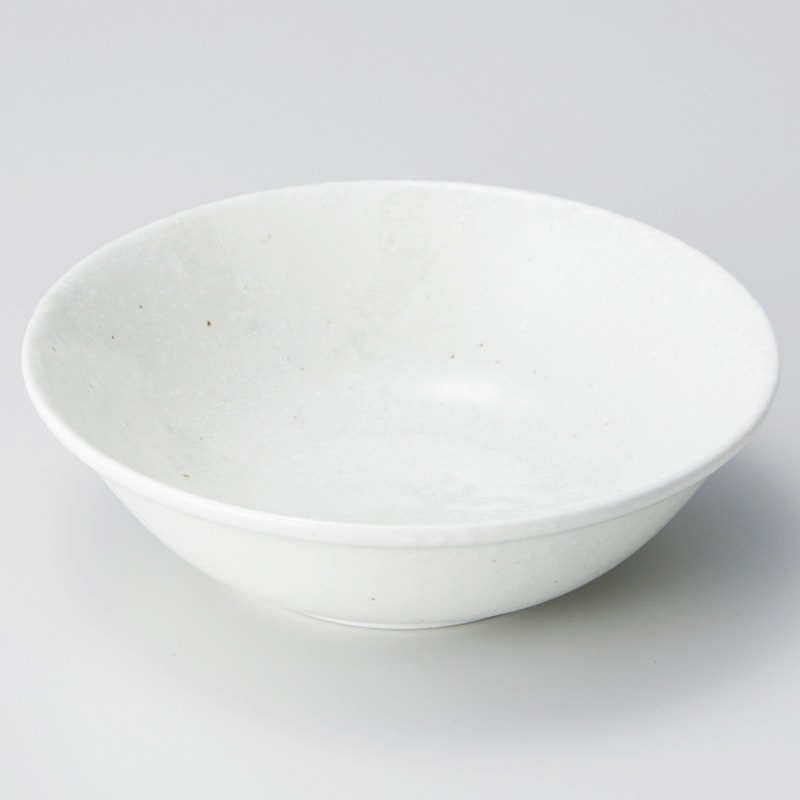 金正陶器 白粉引（黒斑点）１６㎝深鉢（メタ） 1個（ご注文単位1個）【直送品】
