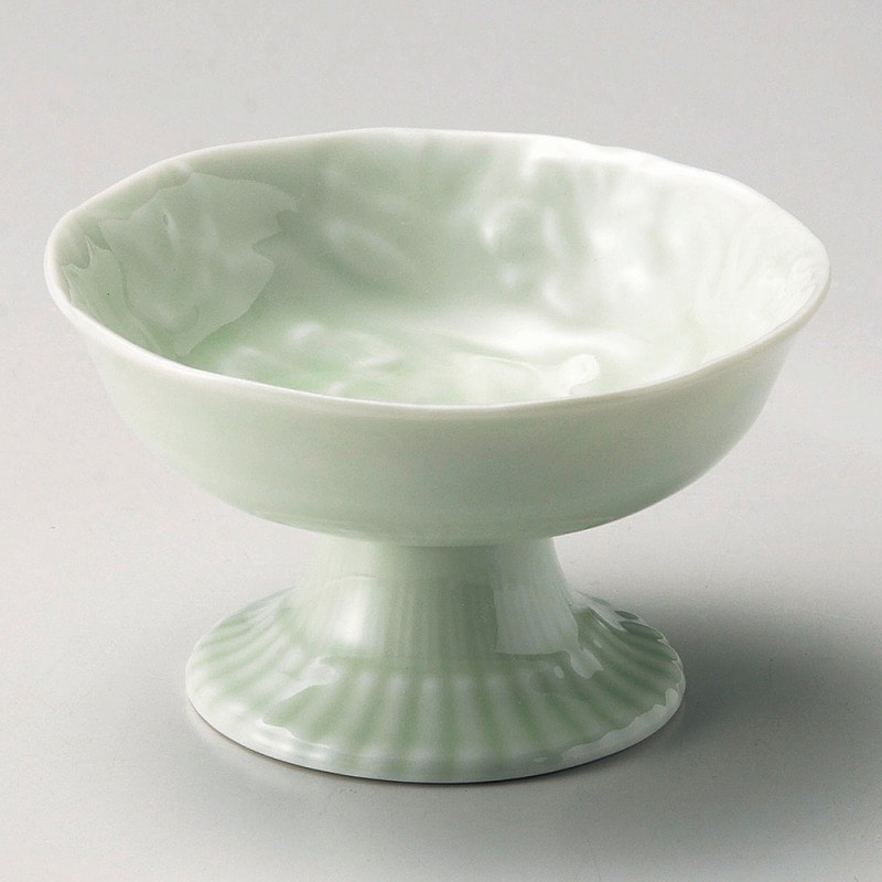 金正陶器 もえぎゆり高台小鉢 1個（ご注文単位1個）【直送品】