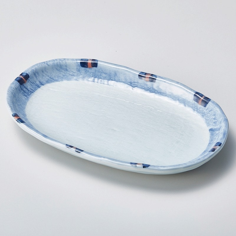 金正陶器 はなやぎ6.5小判皿 1個(ご注文単位1個)【直送品】