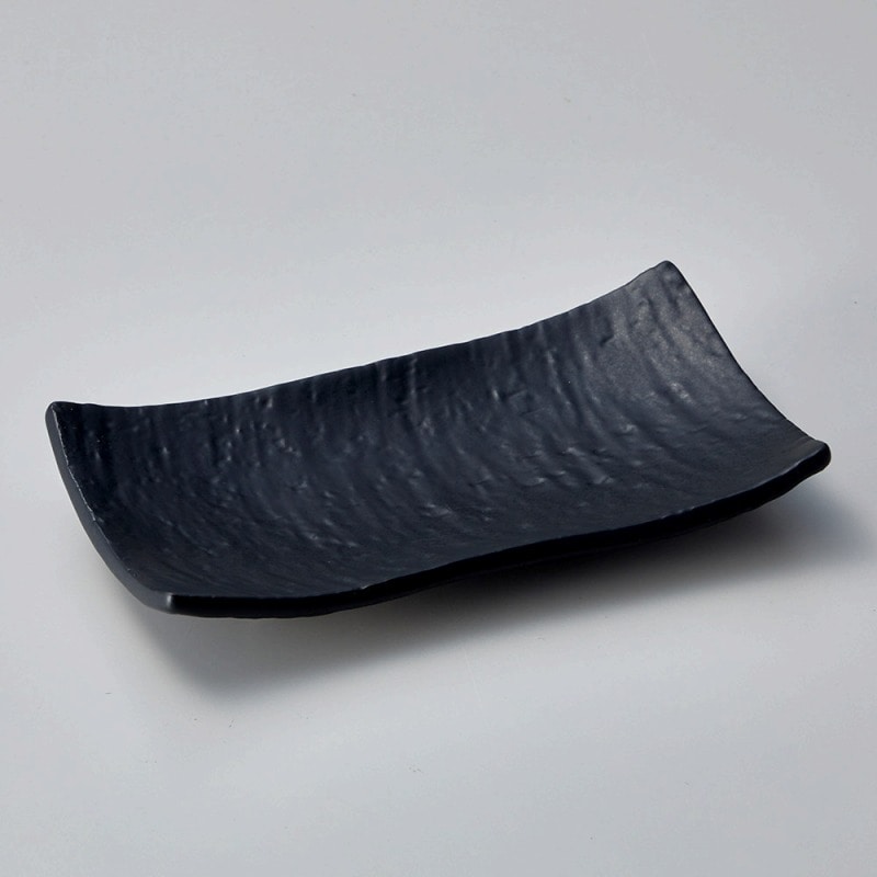金正陶器 なごみ黒焼物皿 1個（ご注文単位1個）【直送品】