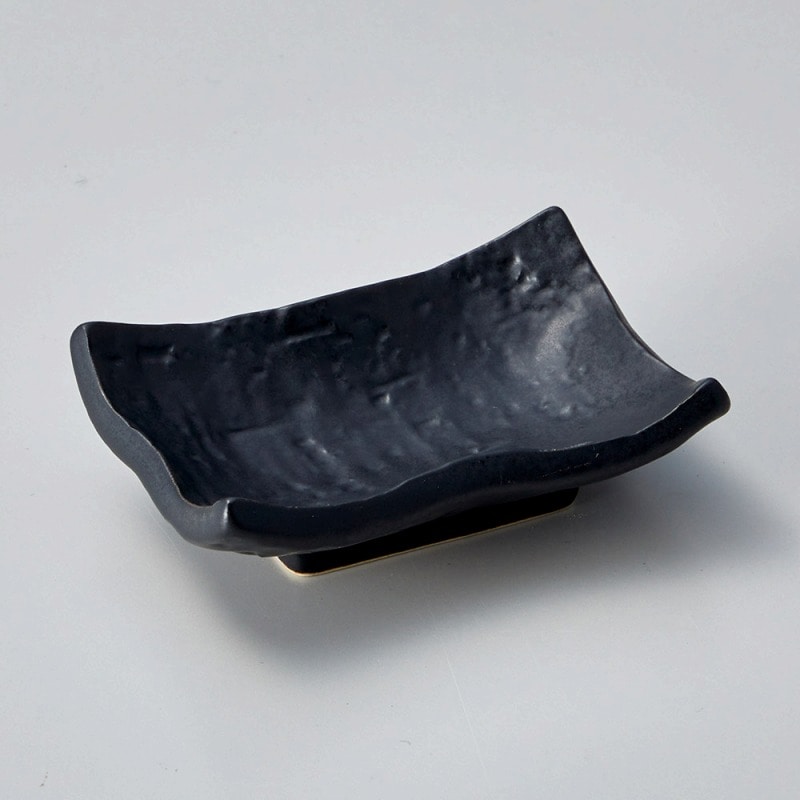 金正陶器 なごみ黒長角千代口 1個（ご注文単位1個）【直送品】