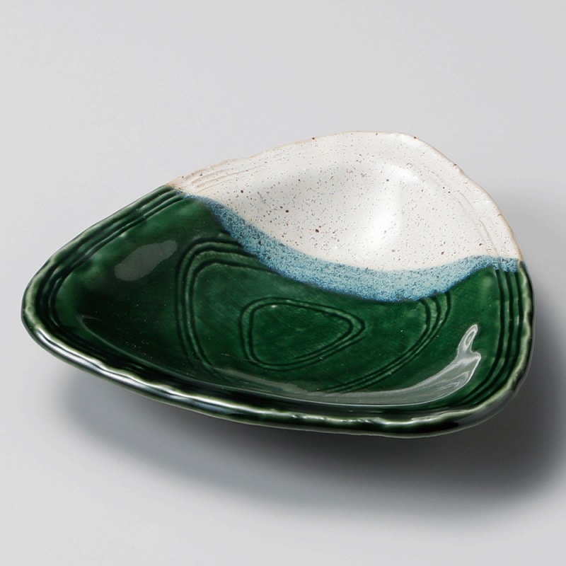 金正陶器 おりべ三角4.8皿 1個(ご注文単位1個)【直送品】