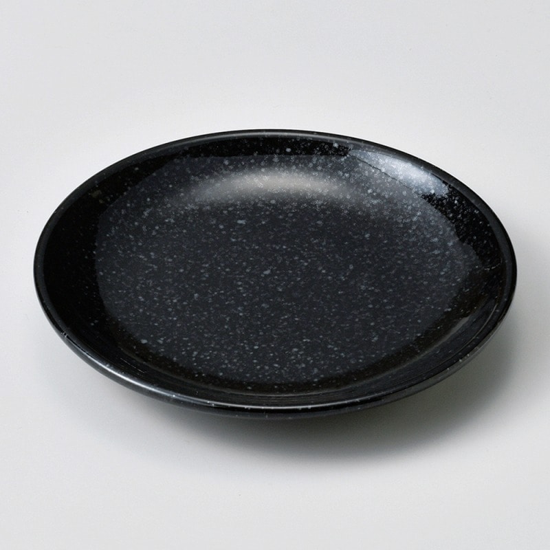 金正陶器 黒御影ＡＳ１５㎝皿（メタ） 1個（ご注文単位1個）【直送品】