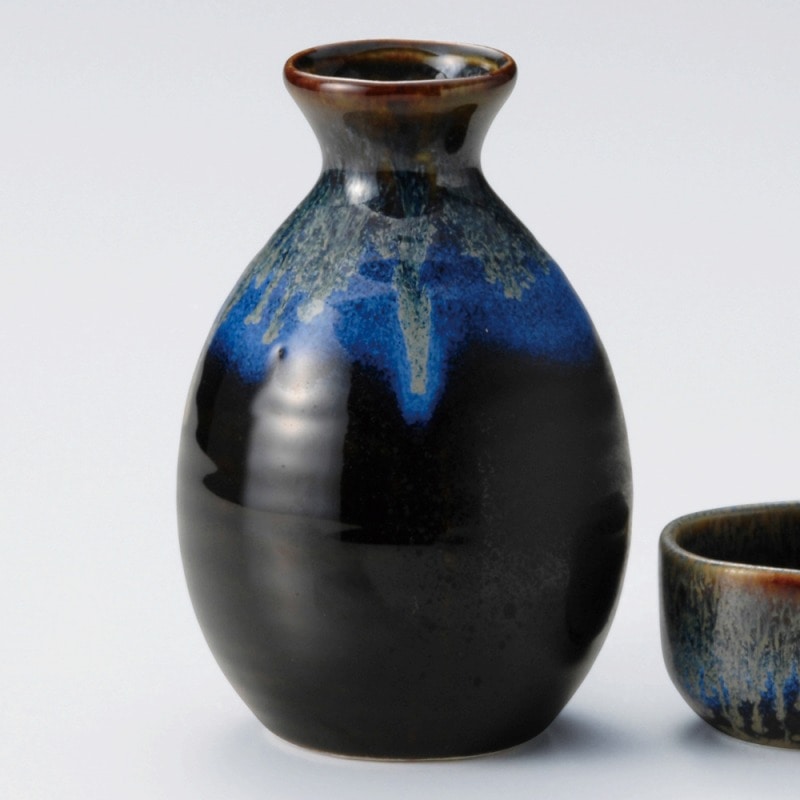 金正陶器 黒均窯徳利(大) 1個(ご注文単位1個)【直送品】