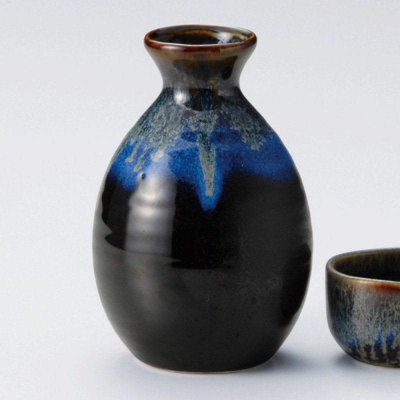 金正陶器 黒均窯徳利(小) 1個(ご注文単位1個)【直送品】