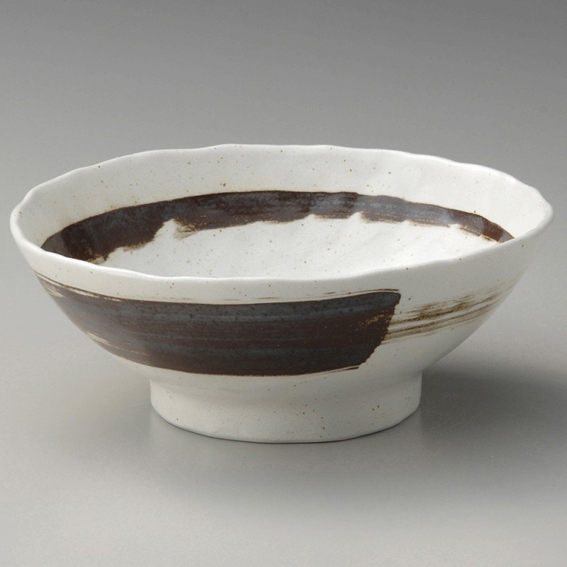 金正陶器 サビ刷毛めん大丼 1個(ご注文単位1個)【直送品】