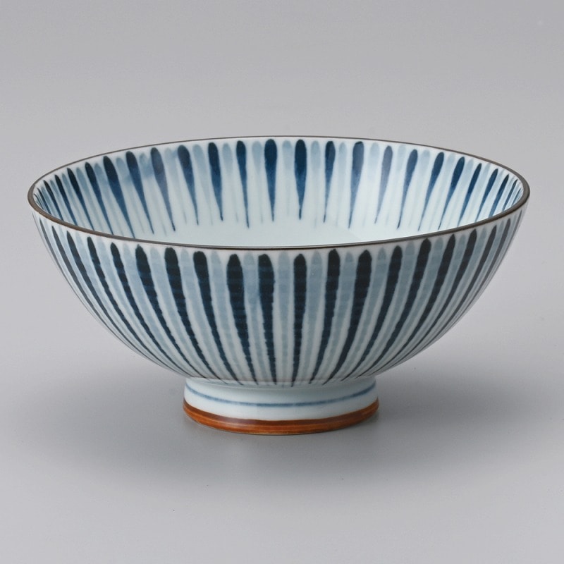 金正陶器 波紋（青）中平 1個（ご注文単位1個）【直送品】