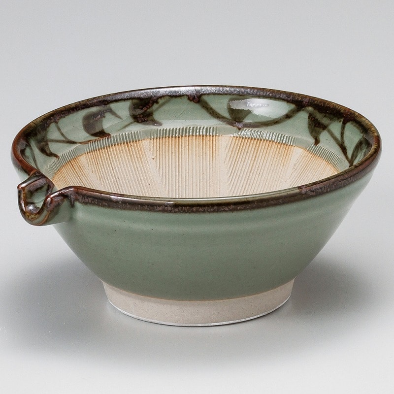 金正陶器 唐草5.0片口スリ鉢 1個(ご注文単位1個)【直送品】