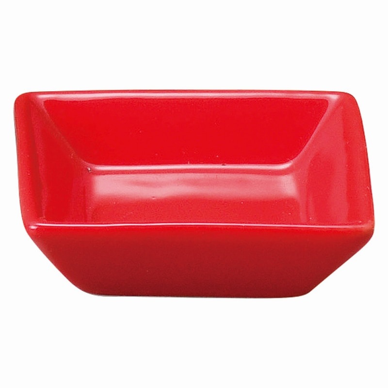 金正陶器 スタイル 赤角小皿 1個(ご注文単位1個)【直送品】