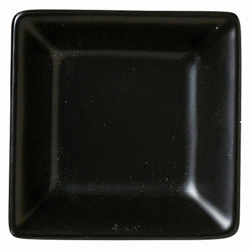 金正陶器 スタイル 黒角小皿 1個(ご注文単位1個)【直送品】