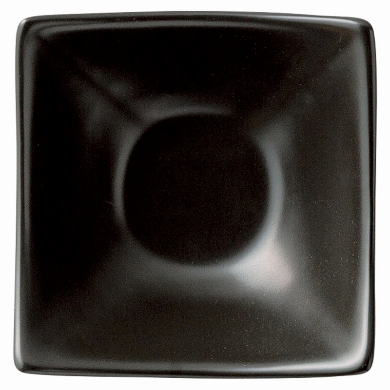金正陶器 スタイル 黒1P角鉢 1個(ご注文単位1個)【直送品】