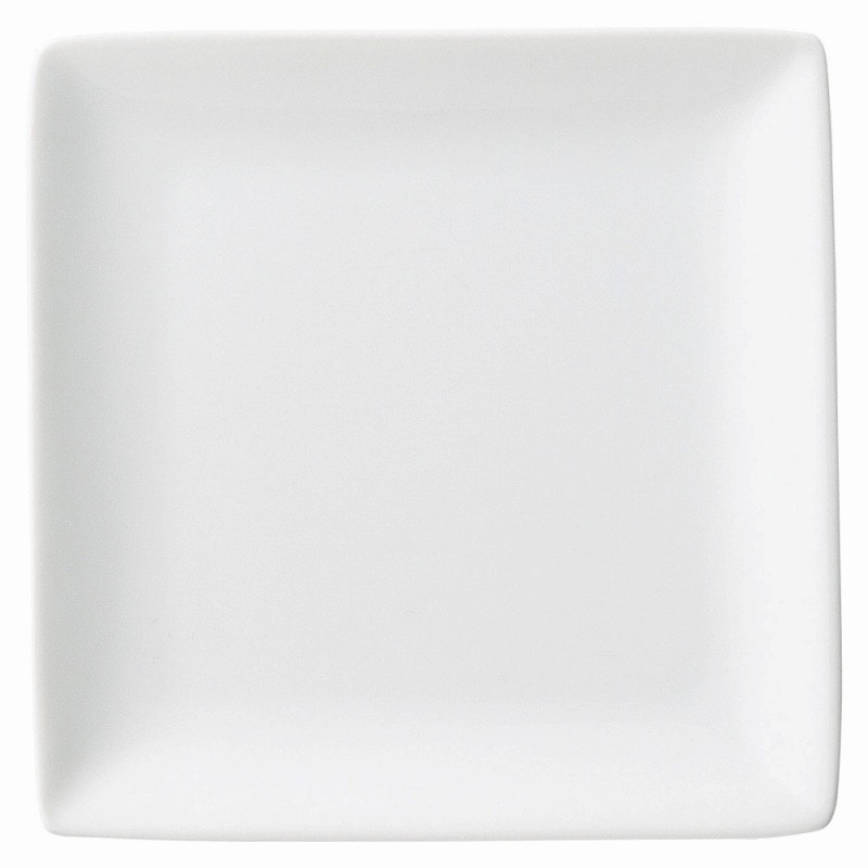 金正陶器 スタイル 白13㎝角皿 1個(ご注文単位1個)【直送品】