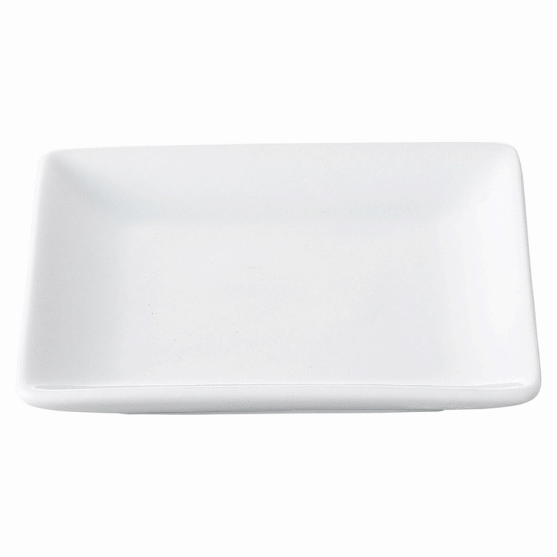 金正陶器 スタイル 白9㎝角皿 1個(ご注文単位1個)【直送品】