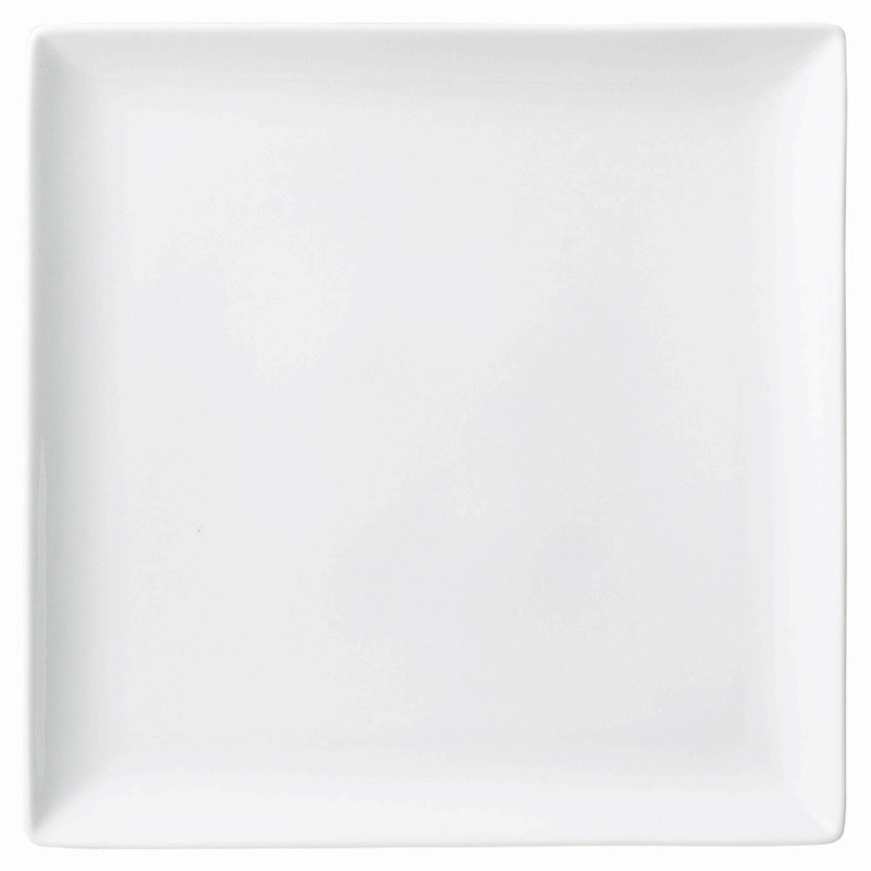 金正陶器 スタイル 白24㎝角皿 1個(ご注文単位1個)【直送品】