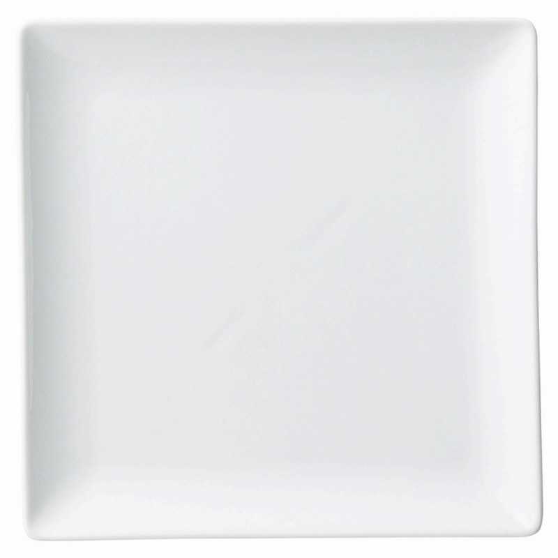 金正陶器 スタイル 白19㎝角皿 1個(ご注文単位1個)【直送品】