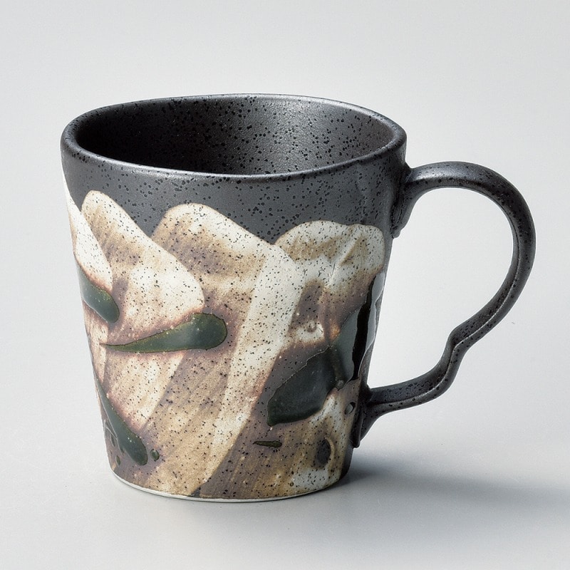 金正陶器 織部あそびクラフトマグカップ 1個(ご注文単位1個)【直送品】