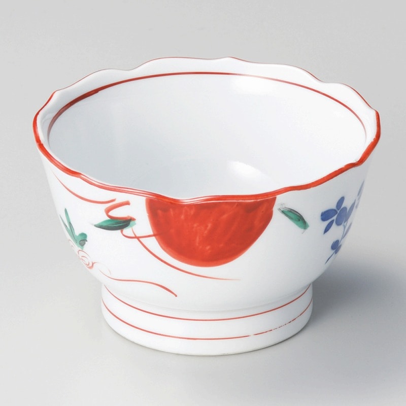 金正陶器 染錦春日（強化） 桔梗形3.6小鉢 1個（ご注文単位1個）【直送品】