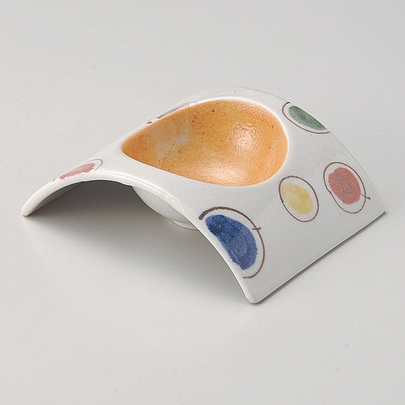 金正陶器 風船水玉アーチ型小付 1個（ご注文単位1個）【直送品】